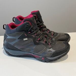 Charcoal Gray Suede Women's Waterproof Merrell Hiking Boots